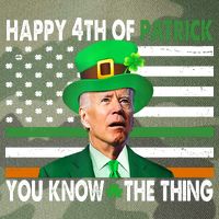 Happy 4th Of Patrick You Know The Thing Funny Biden Legacy Tie Dye Trucker Hat