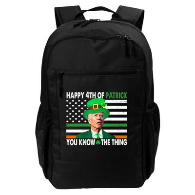 Happy 4th Of Patrick You Know The Thing Funny Biden Backpack