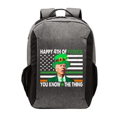 Happy 4th Of Patrick You Know The Thing Funny Biden Vector Backpack