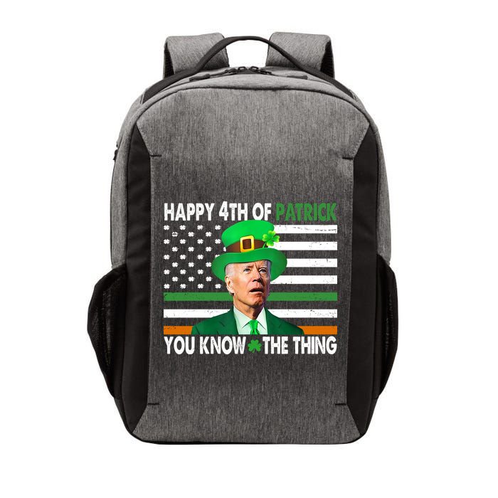 Happy 4th Of Patrick You Know The Thing Funny Biden Vector Backpack