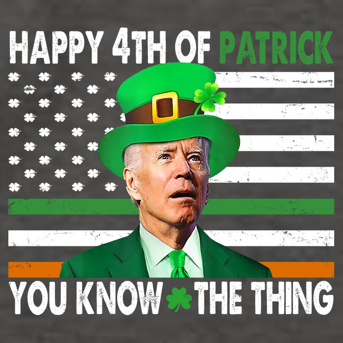 Happy 4th Of Patrick You Know The Thing Funny Biden Vector Backpack