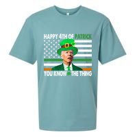 Happy 4th Of Patrick You Know The Thing Funny Biden Sueded Cloud Jersey T-Shirt