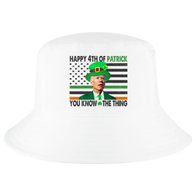 Happy 4th Of Patrick You Know The Thing Funny Biden Cool Comfort Performance Bucket Hat