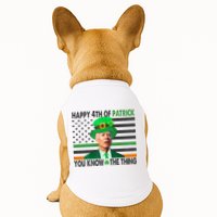 Happy 4th Of Patrick You Know The Thing Funny Biden Doggie Tank