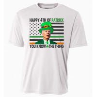 Happy 4th Of Patrick You Know The Thing Funny Biden Cooling Performance Crew T-Shirt