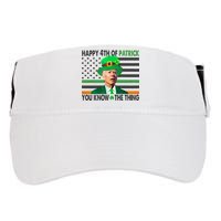 Happy 4th Of Patrick You Know The Thing Funny Biden Adult Drive Performance Visor