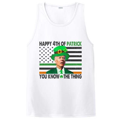 Happy 4th Of Patrick You Know The Thing Funny Biden PosiCharge Competitor Tank