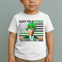 Happy 4th Of Patrick You Know The Thing Funny Biden Toddler T-Shirt