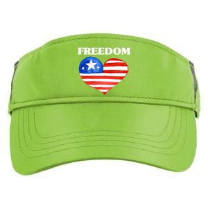 Happy 4th Of July America Independence Freedom Fourth July Gift Adult Drive Performance Visor