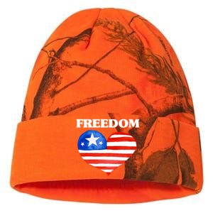 Happy 4th Of July America Independence Freedom Fourth July Gift Kati Licensed 12" Camo Beanie