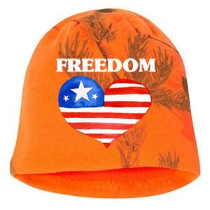 Happy 4th Of July America Independence Freedom Fourth July Gift Kati - Camo Knit Beanie