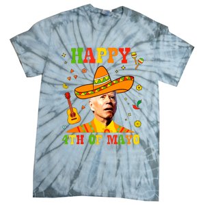 Happy 4th Of Mayo Funny Joe Biden Confused Cinco De Mayo Tie-Dye T-Shirt