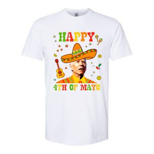 Happy 4th Of Mayo Funny Joe Biden Confused Cinco De Mayo Softstyle CVC T-Shirt