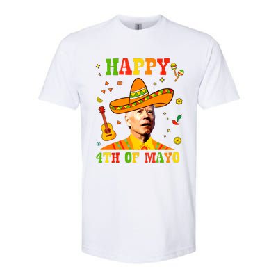 Happy 4th Of Mayo Funny Joe Biden Confused Cinco De Mayo Softstyle CVC T-Shirt