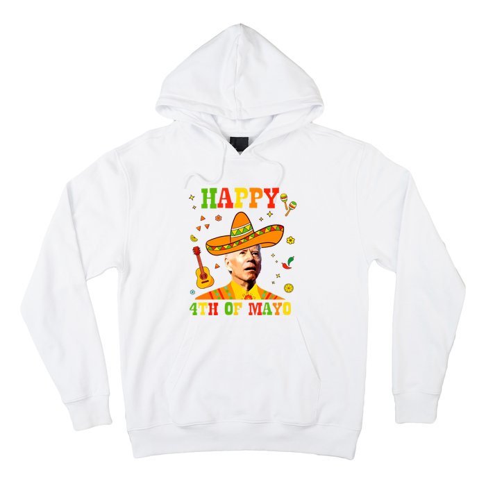 Happy 4th Of Mayo Funny Joe Biden Confused Cinco De Mayo Hoodie