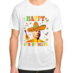 Happy 4th Of Mayo Funny Joe Biden Confused Cinco De Mayo Adult ChromaSoft Performance T-Shirt