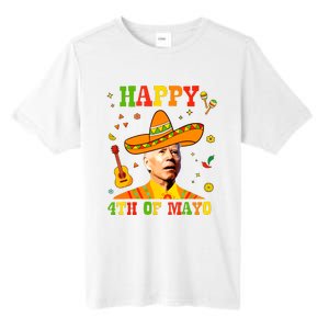 Happy 4th Of Mayo Funny Joe Biden Confused Cinco De Mayo Tall Fusion ChromaSoft Performance T-Shirt