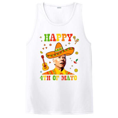 Happy 4th Of Mayo Funny Joe Biden Confused Cinco De Mayo PosiCharge Competitor Tank