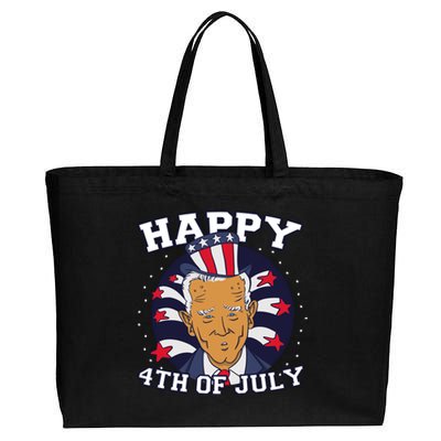 Happy 4th Of July Joe Biden Cotton Canvas Jumbo Tote