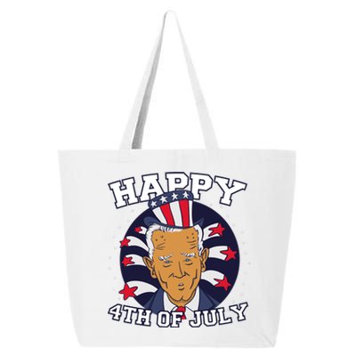 Happy 4th Of July Joe Biden 25L Jumbo Tote