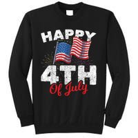 Happy 4th Of July Patriotic American US Flag 4th Of July Sweatshirt