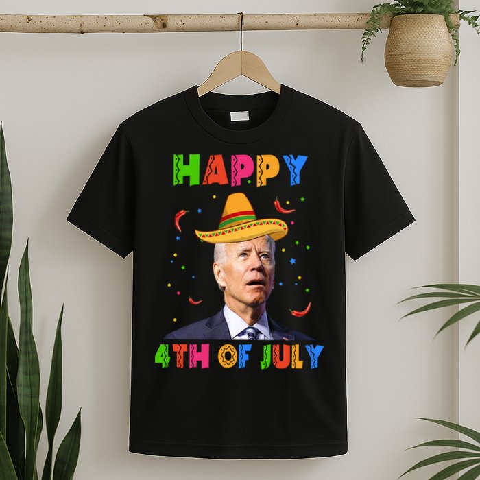 Happy 4th Of July Cinco De Mayo Funny Joe Biden T-Shirt
