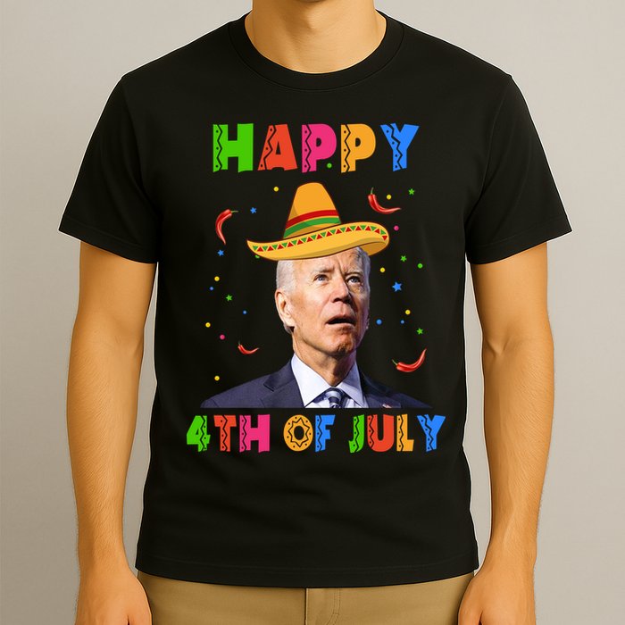 Happy 4th Of July Cinco De Mayo Funny Joe Biden T-Shirt