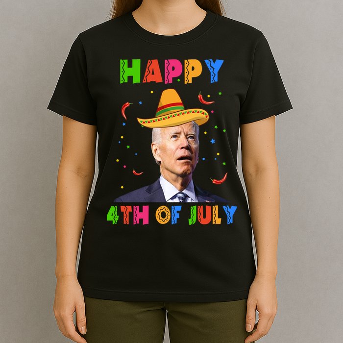 Happy 4th Of July Cinco De Mayo Funny Joe Biden T-Shirt