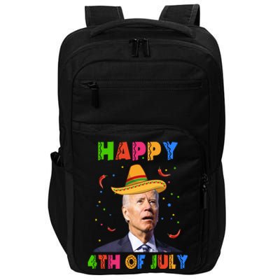 Happy 4th Of July Cinco De Mayo Funny Joe Biden Impact Tech Backpack