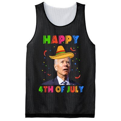 Happy 4th Of July Cinco De Mayo Funny Joe Biden Mesh Reversible Basketball Jersey Tank
