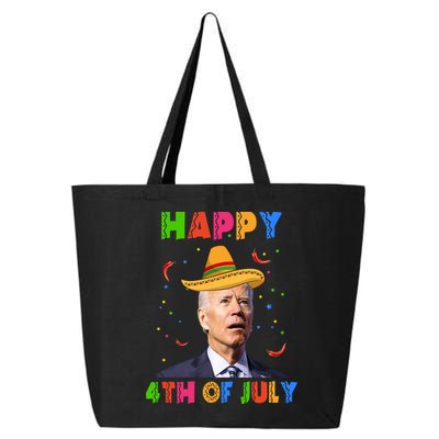 Happy 4th Of July Cinco De Mayo Funny Joe Biden 25L Jumbo Tote