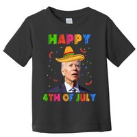 Happy 4th Of July Cinco De Mayo Funny Joe Biden Toddler T-Shirt