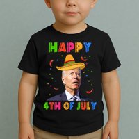 Happy 4th Of July Cinco De Mayo Funny Joe Biden Toddler T-Shirt