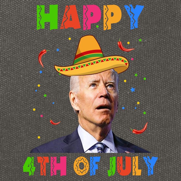 Happy 4th Of July Cinco De Mayo Funny Joe Biden Cotton Canvas Backpack