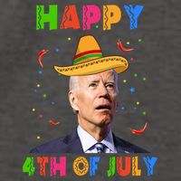Happy 4th Of July Cinco De Mayo Funny Joe Biden Vector Backpack