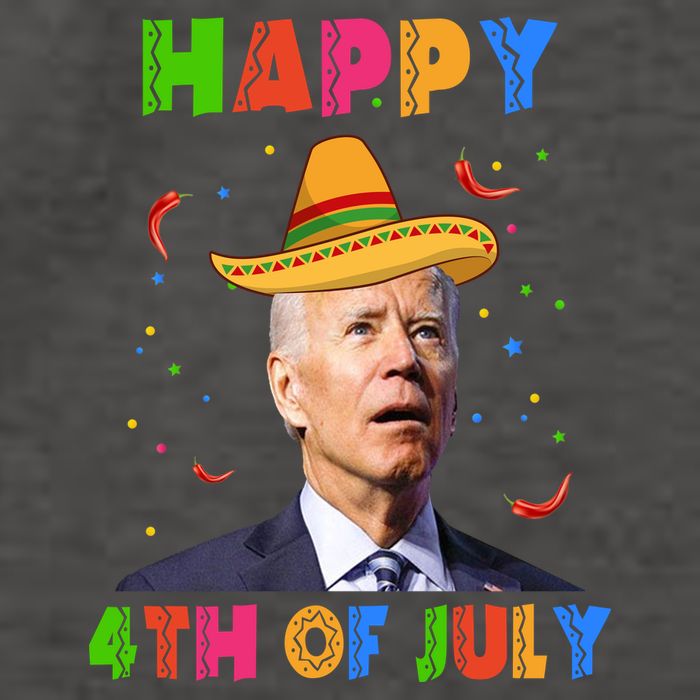 Happy 4th Of July Cinco De Mayo Funny Joe Biden Vector Backpack