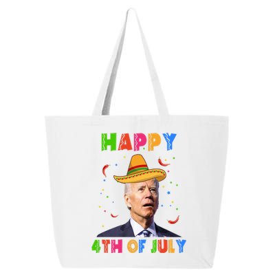 Happy 4th Of July Cinco De Mayo Funny Joe Biden 25L Jumbo Tote