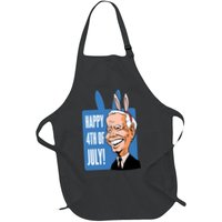 Happy 4th Of July Funny Biden Easter Bunny Parody Apron