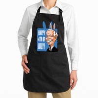 Happy 4th Of July Funny Biden Easter Bunny Parody Apron
