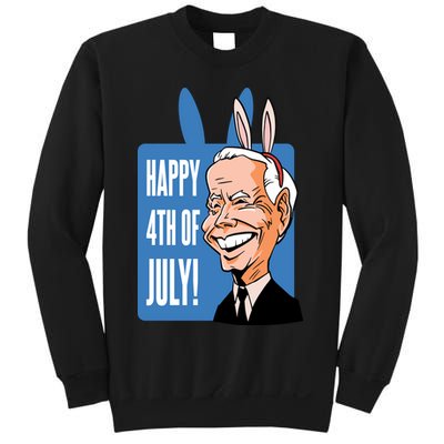 Happy 4th Of July Funny Biden Easter Bunny Parody Sweatshirt