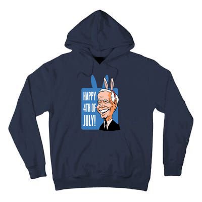 Happy 4th Of July Funny Biden Easter Bunny Parody Tall Hoodie