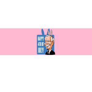 Happy 4th Of July Funny Biden Easter Bunny Parody Bumper Sticker