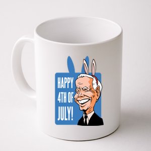 Happy 4th Of July Funny Biden Easter Bunny Parody Coffee Mug