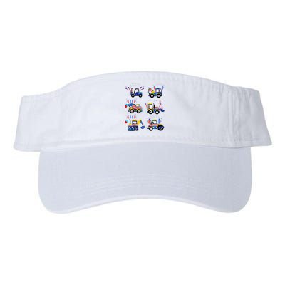 Happy 4th Of July Crane Truck Construction Visor
