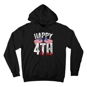 Happy 4th Of July American Flag Usa Patriotic Hoodie