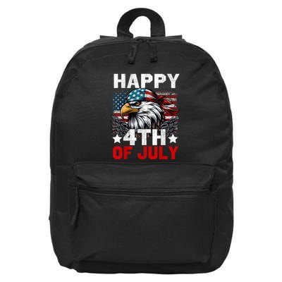 Happy 4th Of July Patriotic Apparel 16 in Basic Backpack