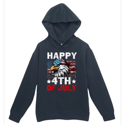 Happy 4th Of July Patriotic Apparel Urban Pullover Hoodie