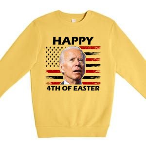 Happy 4th Of Easter Joe Biden Funny Premium Crewneck Sweatshirt