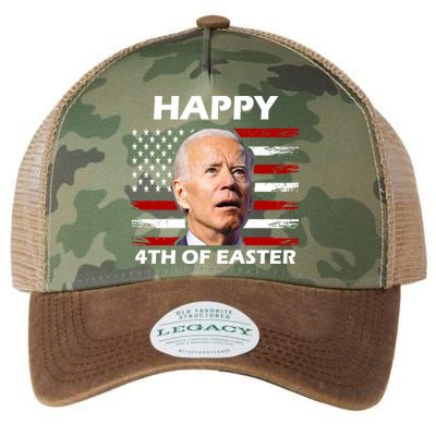 Happy 4th Of Easter Joe Biden Funny Legacy Tie Dye Trucker Hat