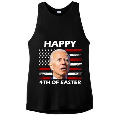 Happy 4th Of Easter Joe Biden Funny Ladies PosiCharge Tri-Blend Wicking Tank